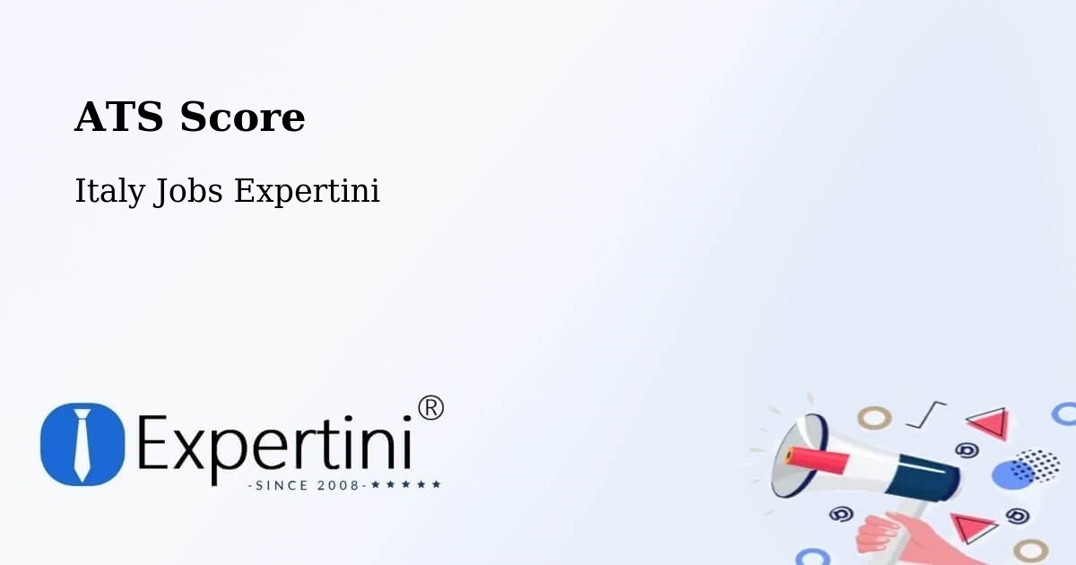 Resume ATS Score & Job Description Match Tool – Dosimo - Italy Jobs Expertini