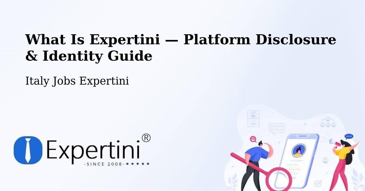 What Is Expertini — Platform Disclosure & Identity Guide – Dosimo